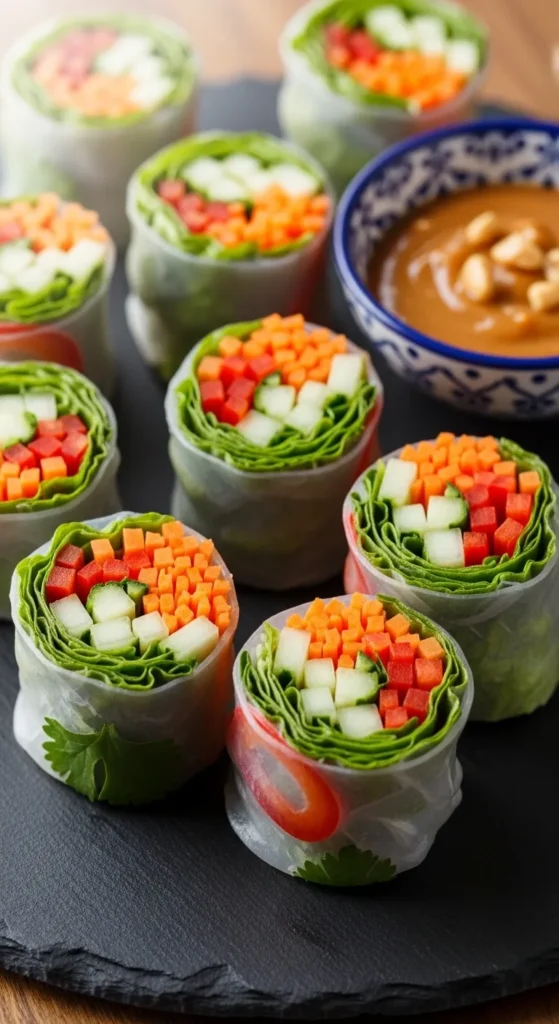 Mini Veggie Spring Rolls