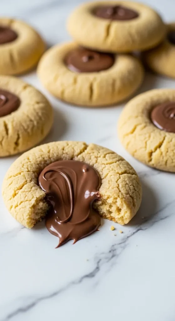 Nutella Stuffed Chocolate Chip Cookies