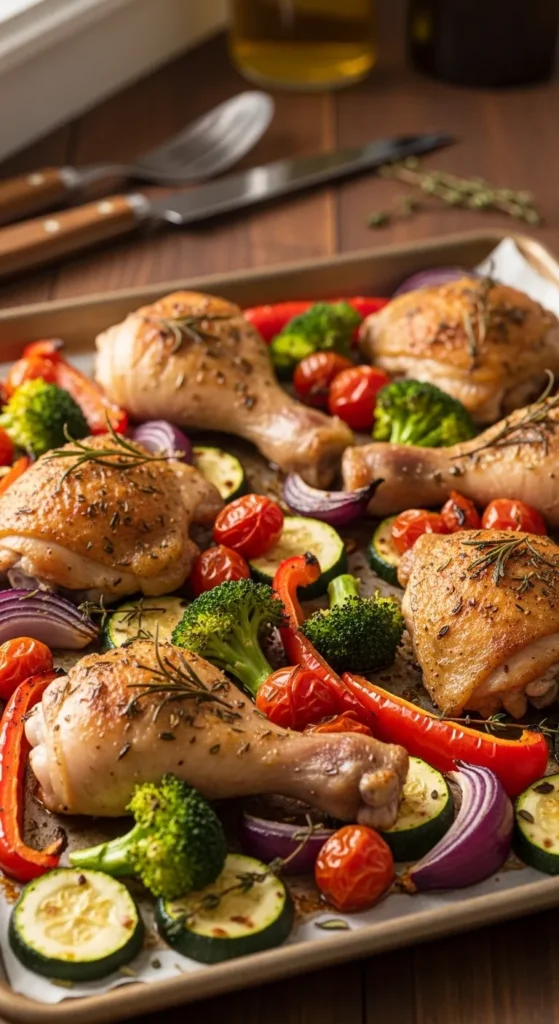 One-Pan Chicken Thigh Dinner
