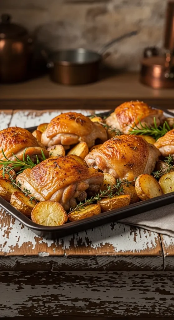 One-Pan Chicken and Potatoes