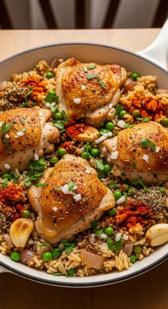 One-Pan Chicken and Rice