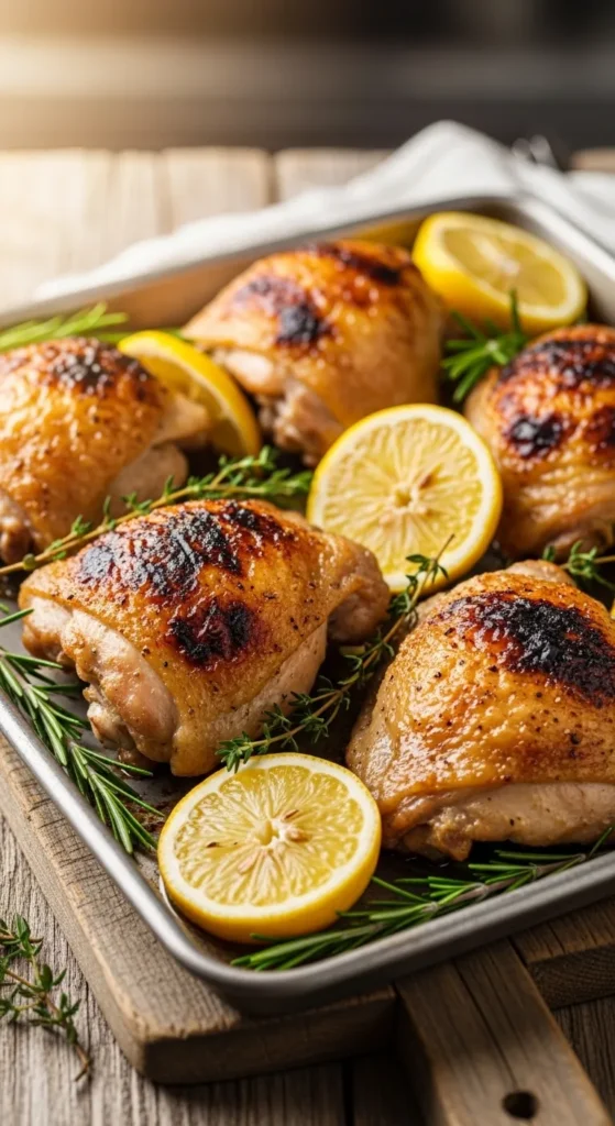 Oven-Roasted Lemon Herb Chicken