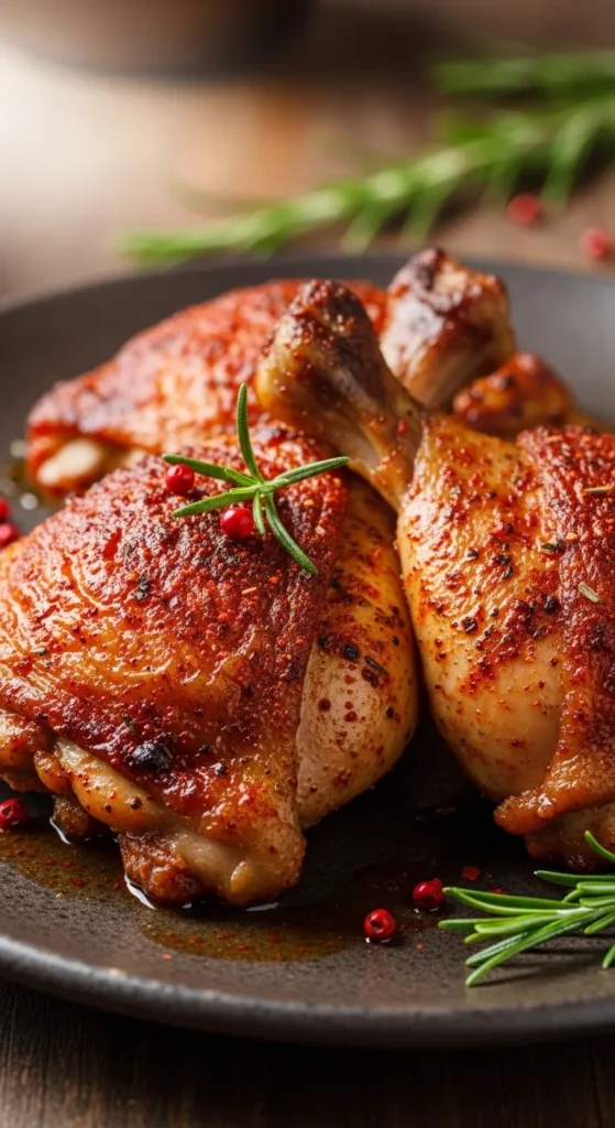 Paprika Roasted Chicken Thighs