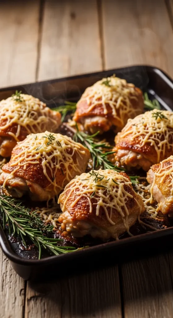 Parmesan-Style Chicken Thigh Bake