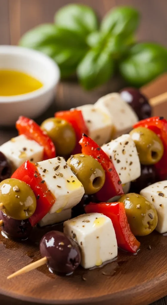 Roasted Red Pepper Pinchos