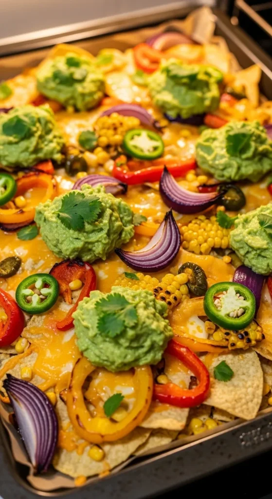 Roasted Veggie Nachos
