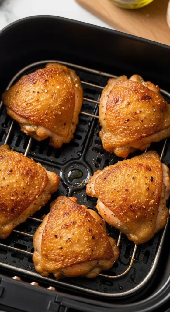 Simple Air Fryer Chicken Thighs