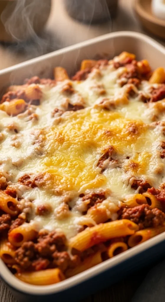 Simple Beef Pasta Bake