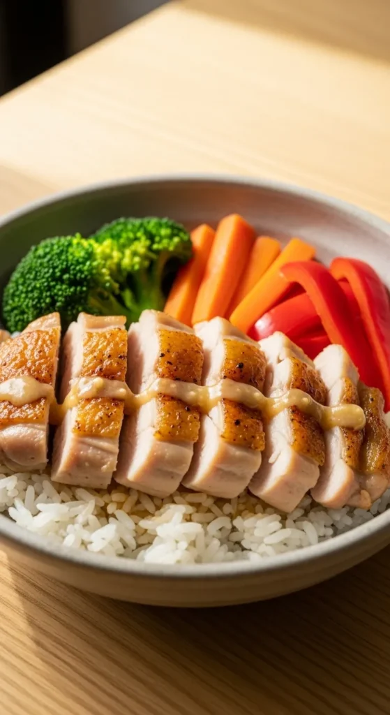 Simple Chicken and Rice Bowl
