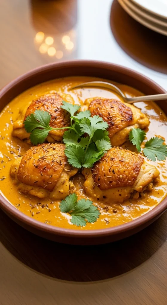 Simple Curry Chicken Thighs