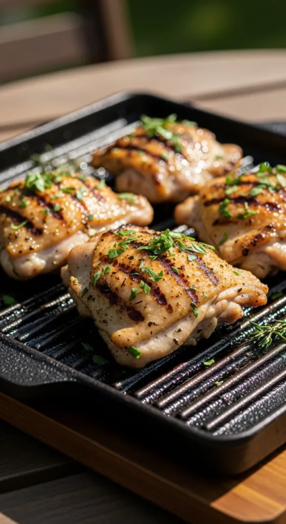  Simple Grilled Herb Chicken Thighs