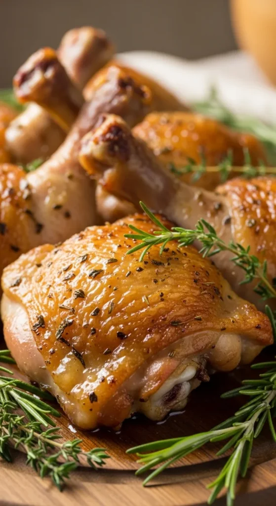 Simple Herb Butter Chicken Thighs
