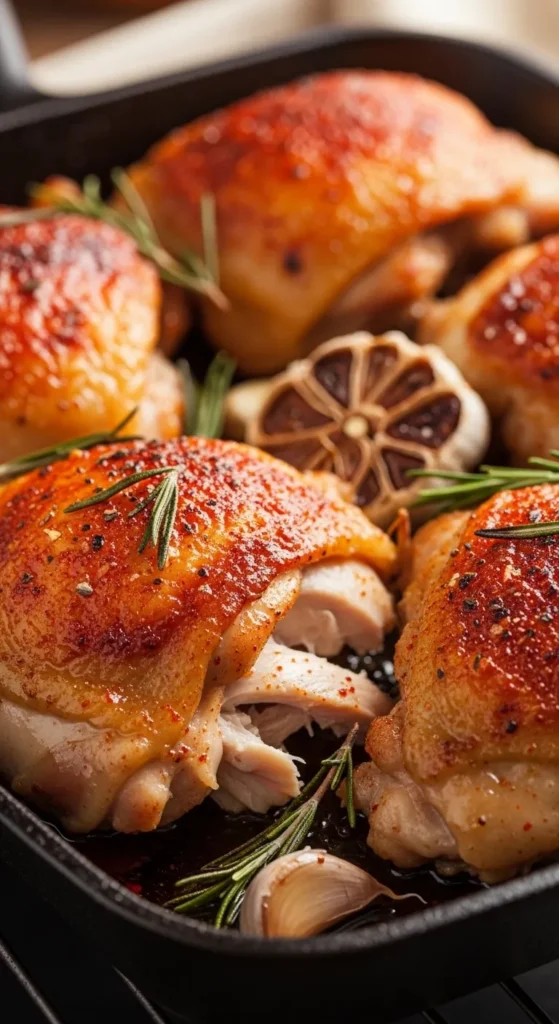 Simple Paprika Roasted Chicken