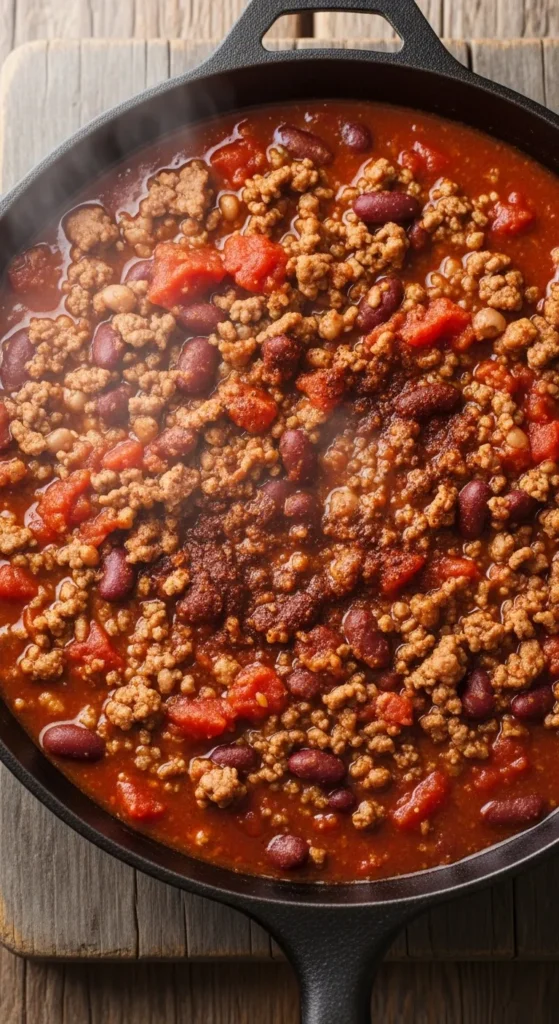 Skillet Beef Chili
