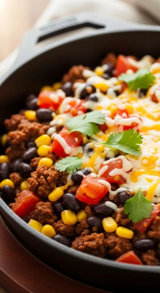  Skillet Taco Bowls