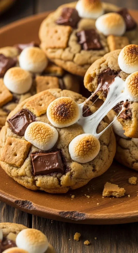 S’mores Chocolate Chip Cookies