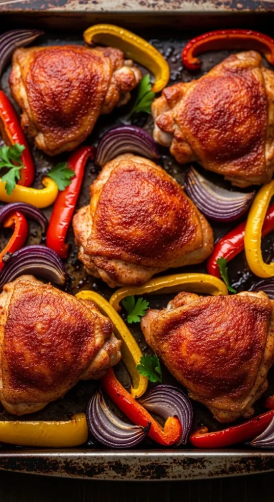Spicy Paprika Chicken Thigh Tray