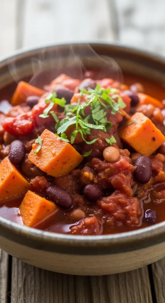 Spicy Sweet Potato Chili