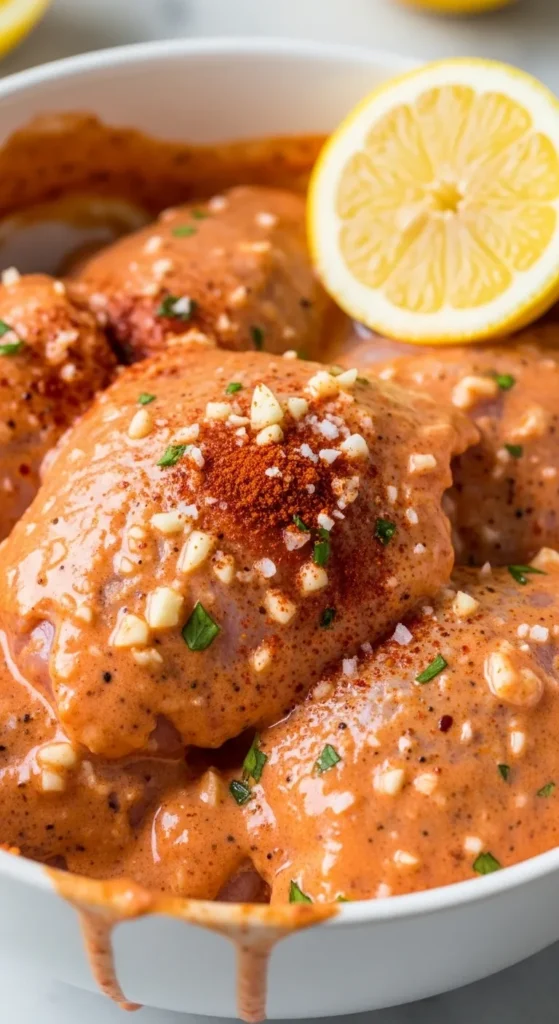 Spicy Yogurt Marinated Thighs