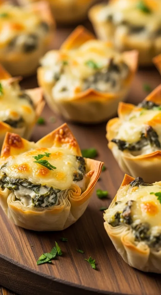 Spinach Artichoke Dip Cups