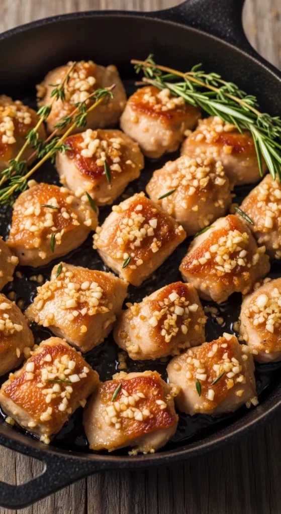 Sticky Garlic Chicken Packs