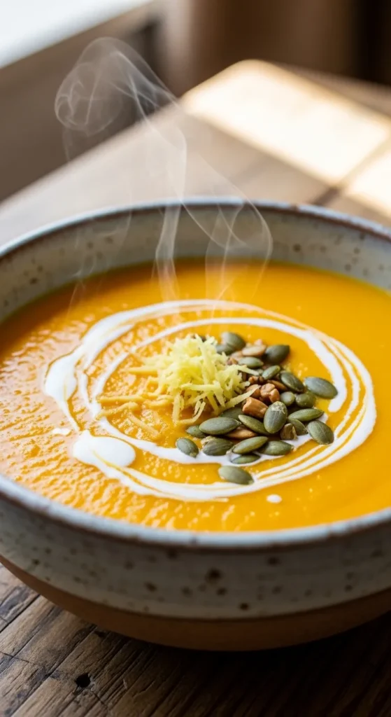 Sweet Potato Soup with Ginger