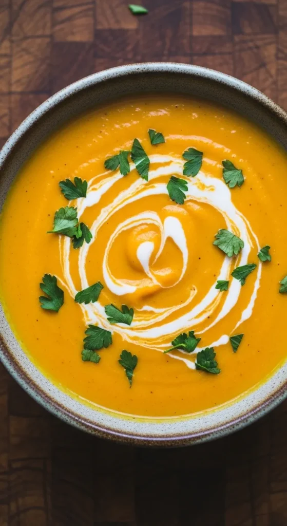 Sweet Potato Soup with Ginger