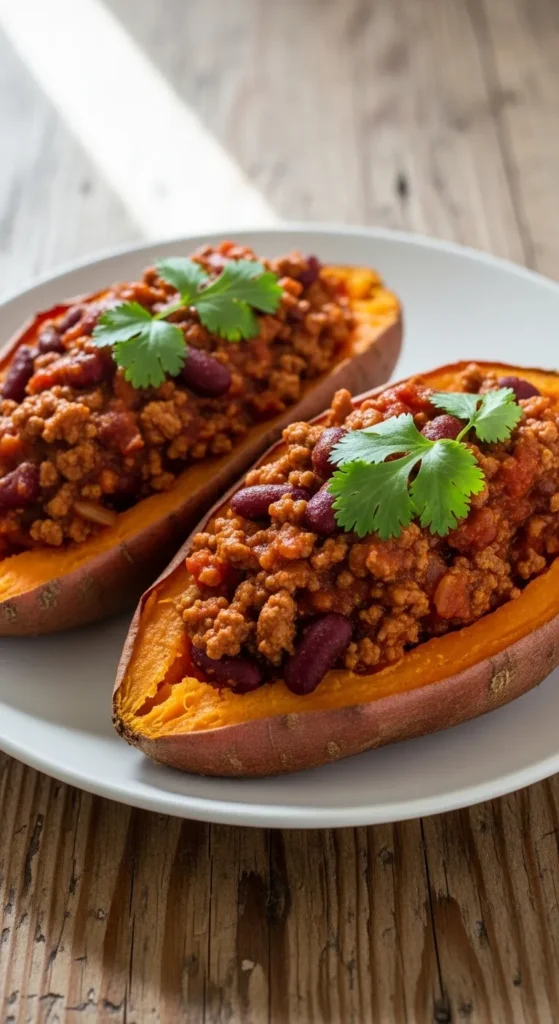 Sweet Potato and Black Bean Chili