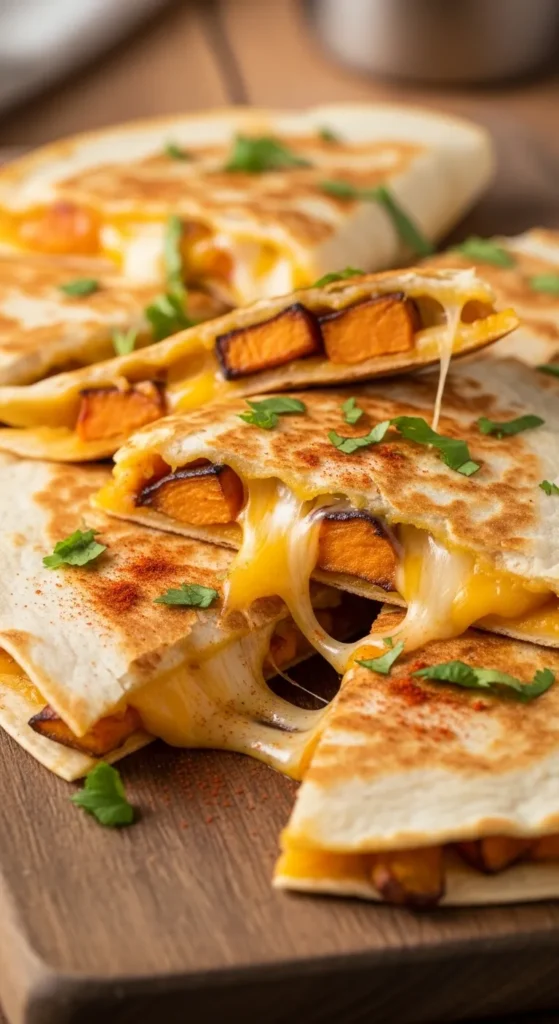 Sweet Potato and Black Bean Quesadillas