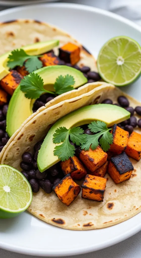 Sweet Potato and Black Bean Tacos