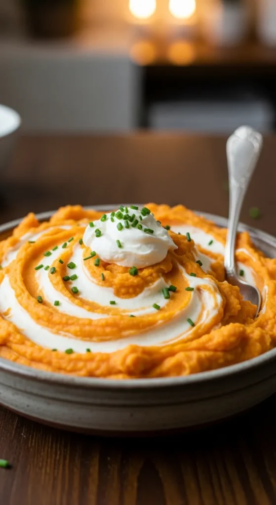 Sweet Potato and Cream Cheese Mash