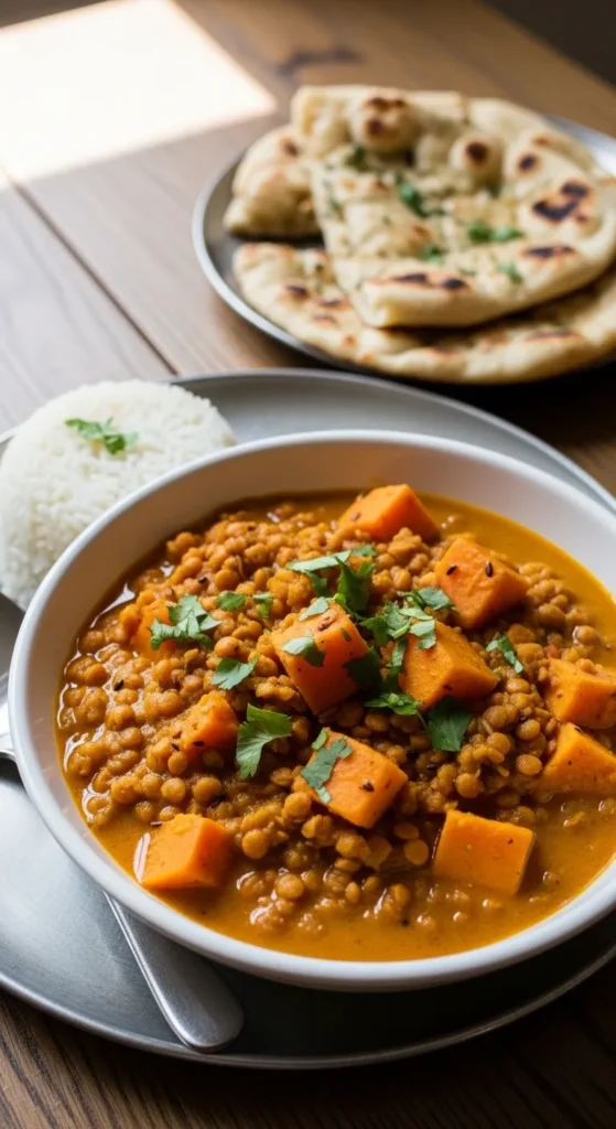 Sweet Potato and Lentil Curry