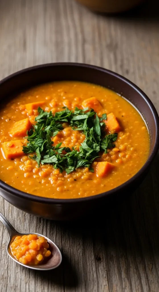 Sweet Potato and Lentil Soup