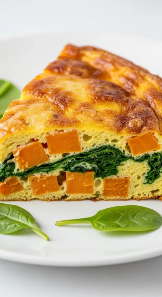 Sweet Potato and Spinach Frittata