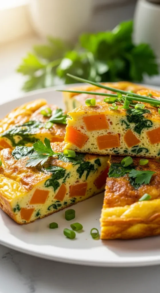 Sweet Potato and Spinach Frittata