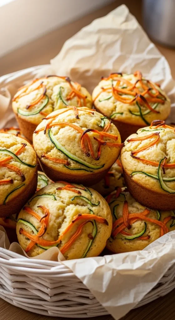Sweet Potato and Zucchini Muffins