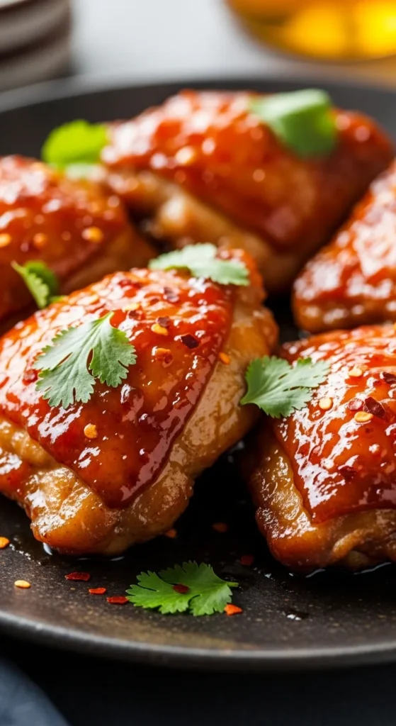 Sweet and Spicy Chicken Thighs