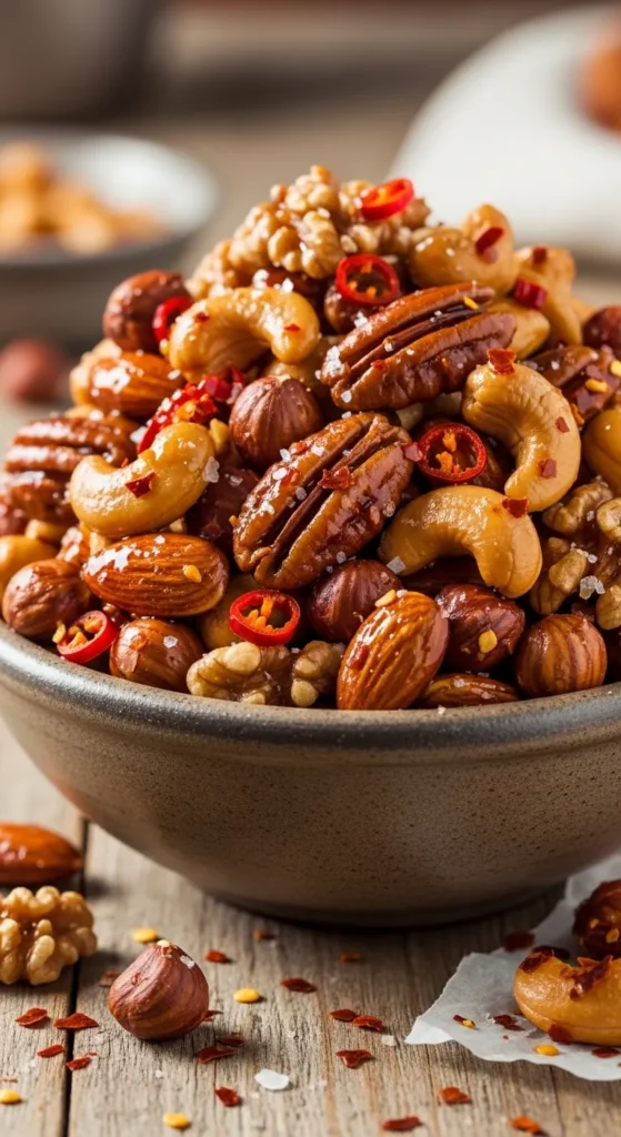 Sweet and Spicy Nuts