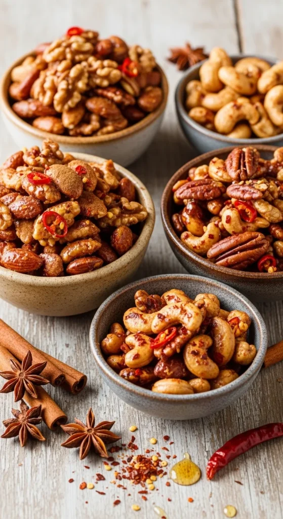 Sweet and Spicy Nuts