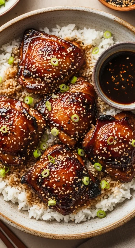 Teriyaki Chicken Thigh Rice Bowl