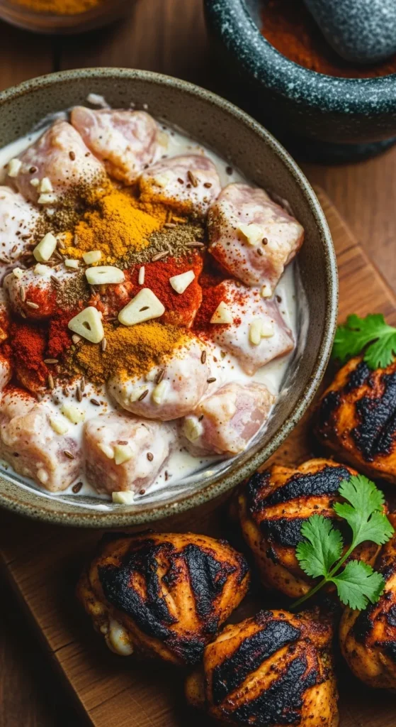 Yogurt Marinated Chicken Bowl