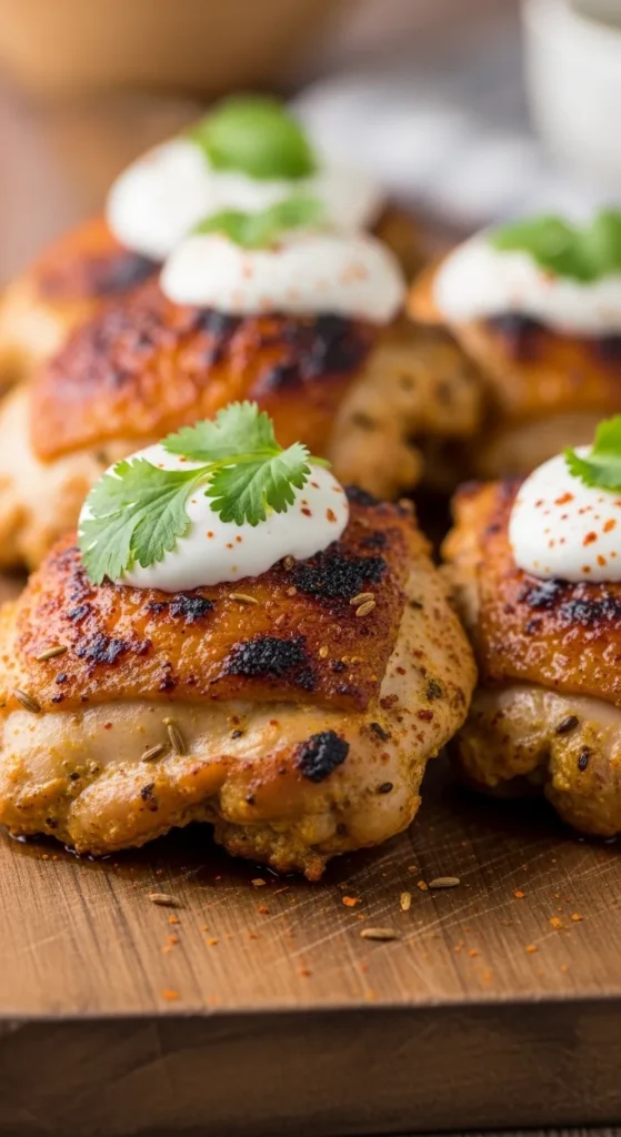 Yogurt Marinated Chicken Thighs