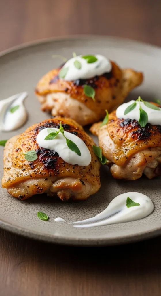 Yogurt Marinated Chicken Thighs