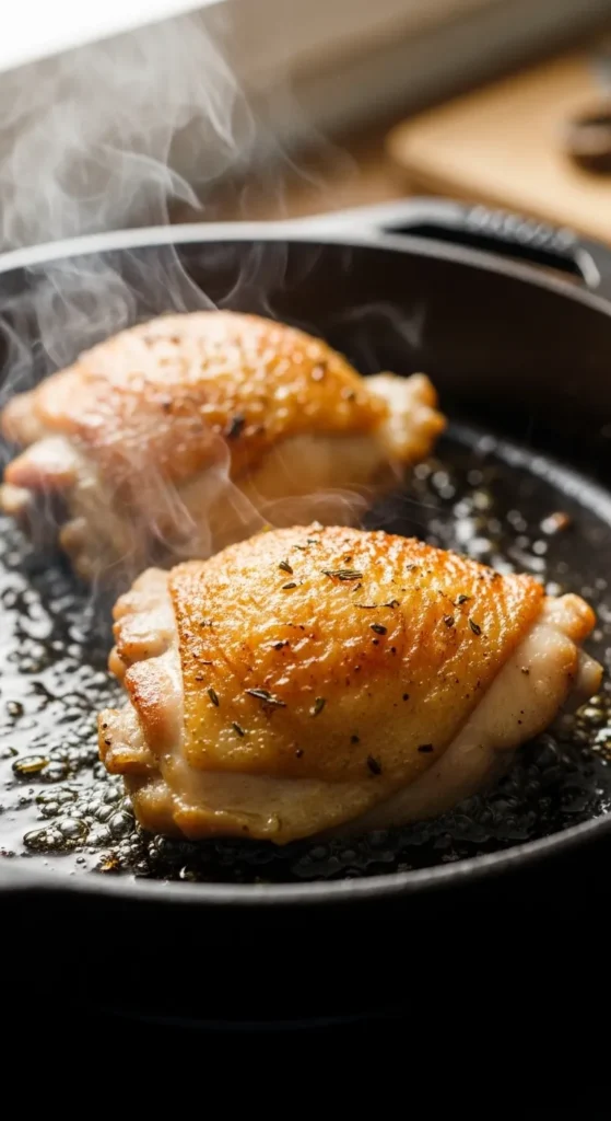 how to make crispy chicken thighs